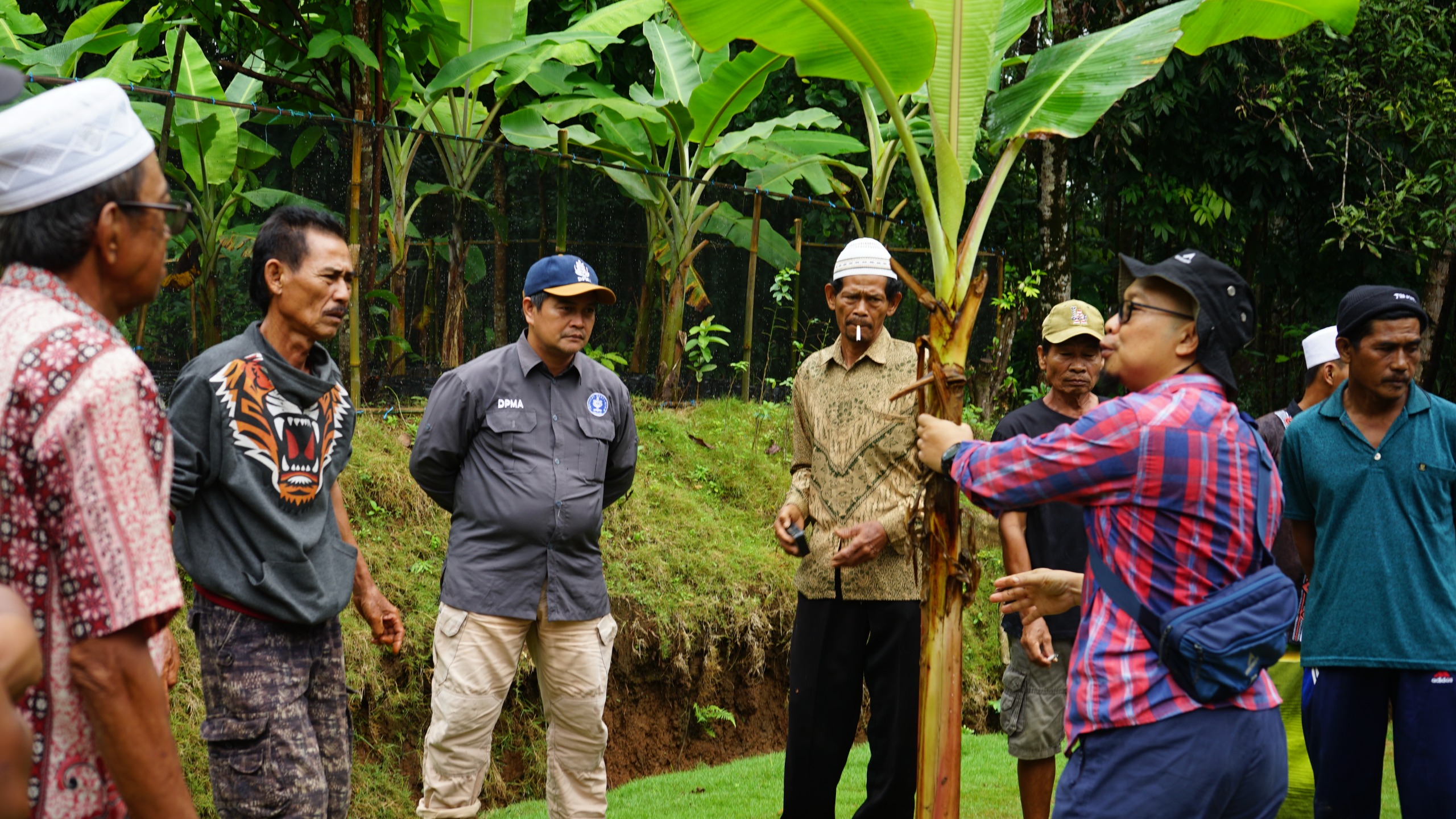 Pelatihan Perbanyakan Vegetatif Pisang Kepok Desa Sejahtera Astra di Tegalbuleud, Sukabumi