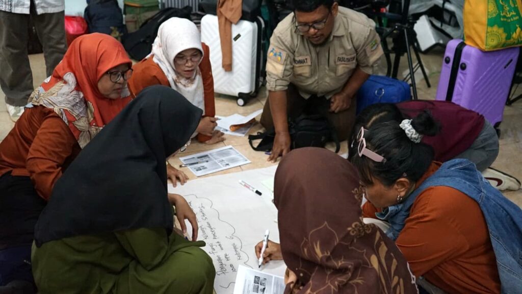 Sesi praktikum pembinaan kepada 80 Fasilitator Ketahanan Keluarga